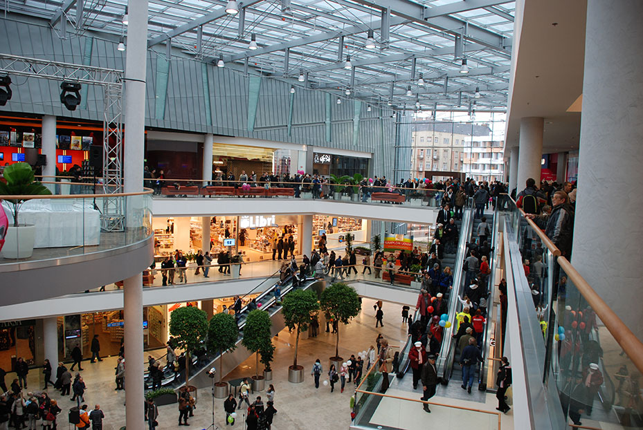 Inside Shopping Centre Budapest